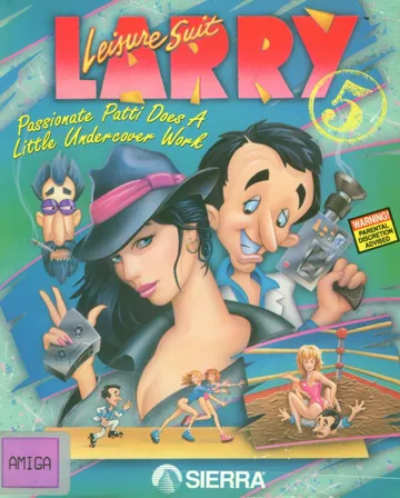 Leisure Suit Larry 5 - Passionate Patti Does a Little Undercover Work_Disk2 box cover front